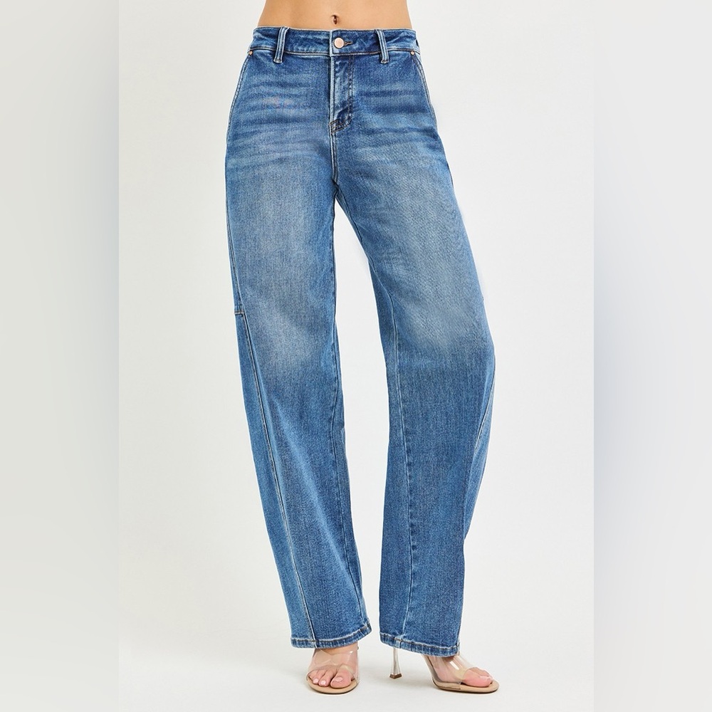 RISEN Slouchy Baggy Stretch Jeans - Picture 7 of 7